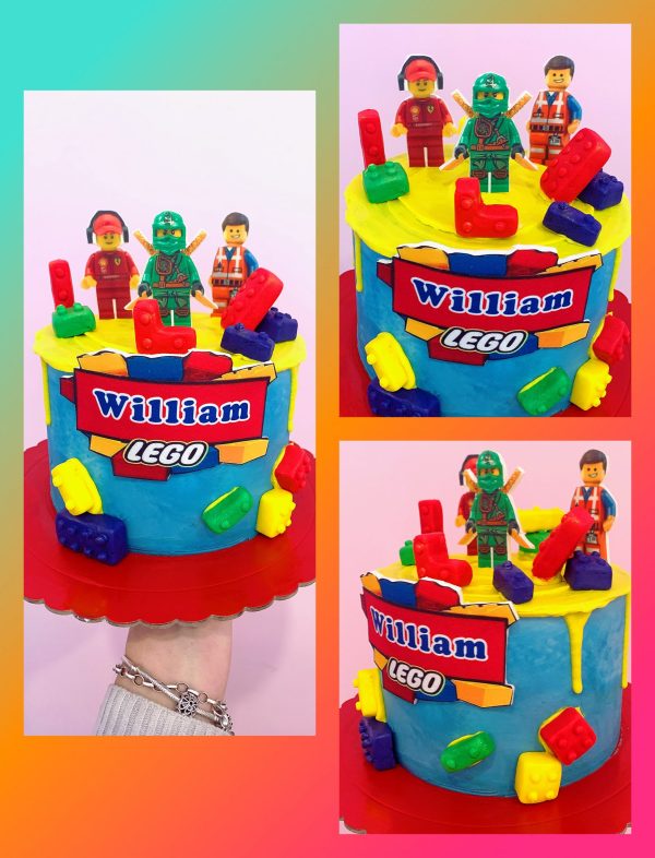 Tarta Fondant Lego - Imagen 2