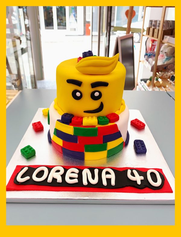 Tarta Fondant Lego - Imagen 3
